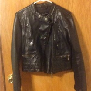 Pleather Moto Jacket